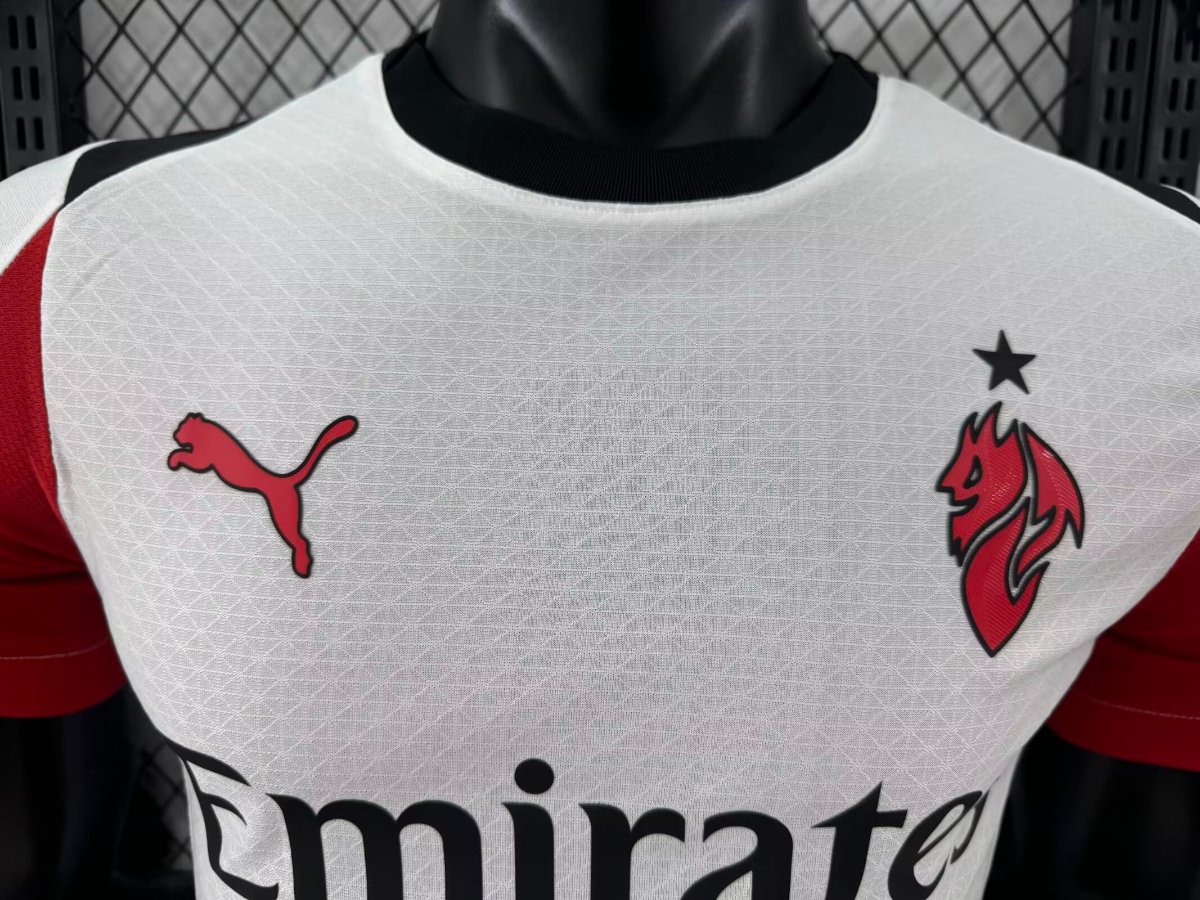 Player Version 25/26 AC Away White Jersey