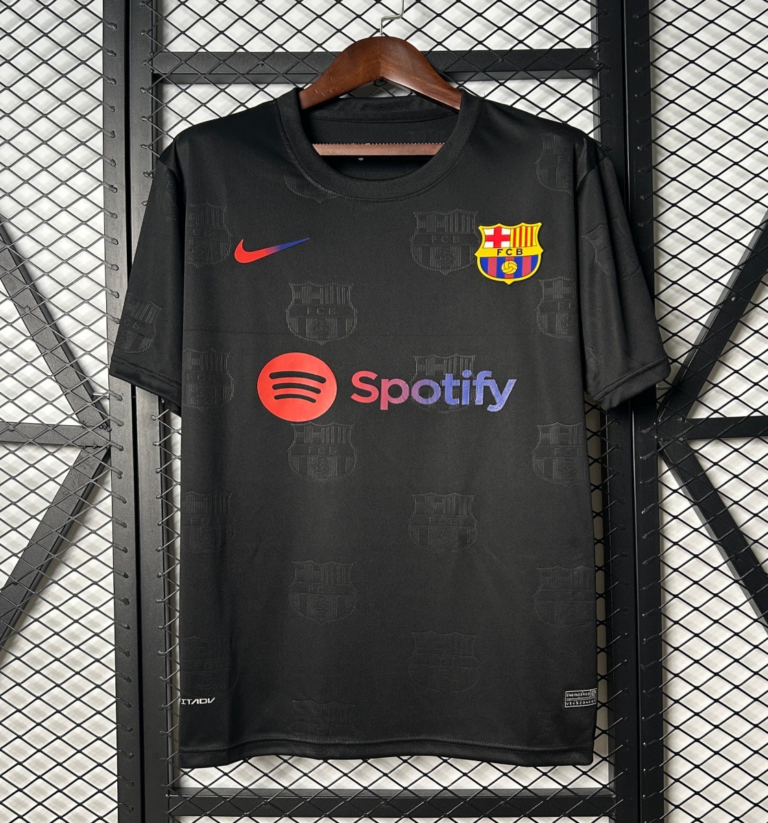 25/26 FC Barcelona Black with Spotify Logo Jersey