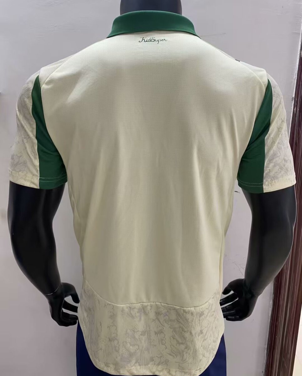 25/26 Palmeiras Off-White with Green Accents Jersey