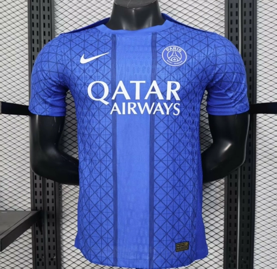 Player Version 25/26 PSG Blue with Diamond Pattern Jersey