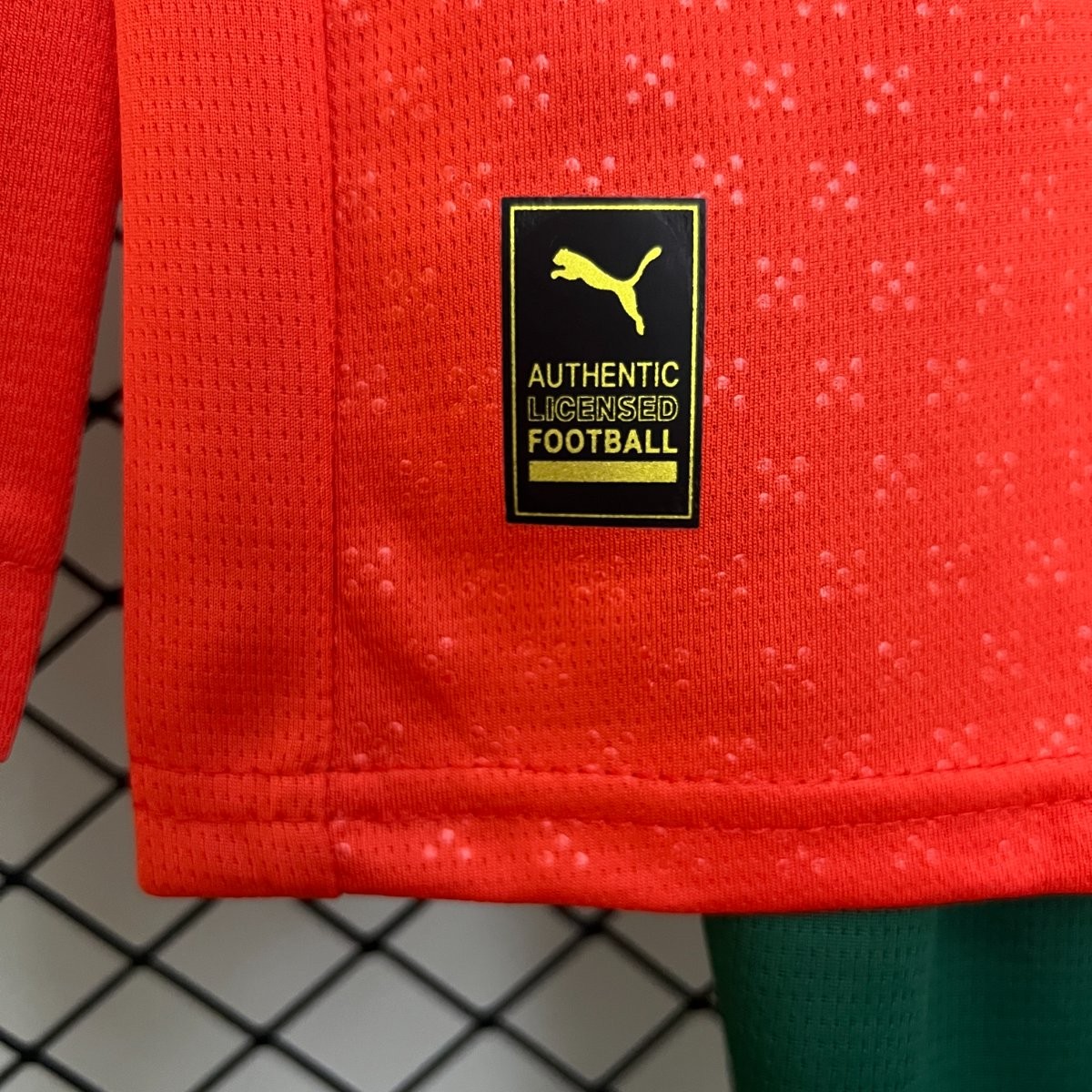 2025 Kids Portugal Home Long Sleeve Jersey