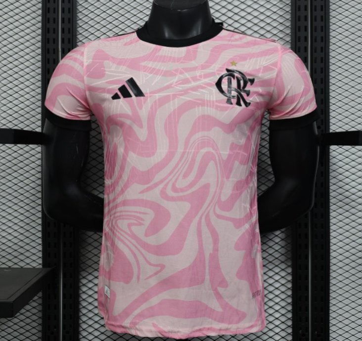 Player Version 25/26 Flamengo Pink with Marble Pattern Jersey
