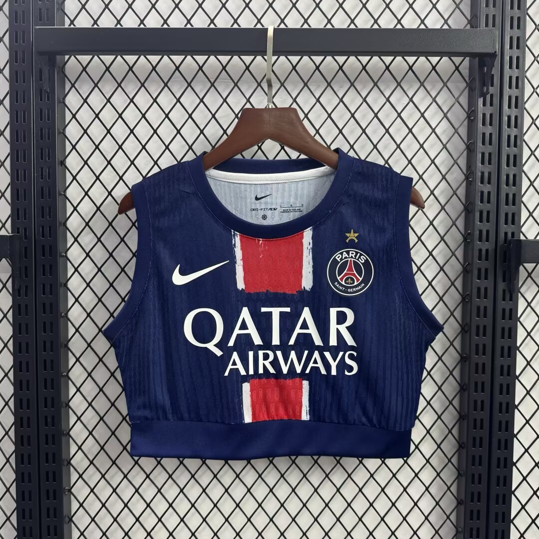 1 Star Women's 25/26 Paris Saint-Germain PSG Navy Blue  Athletic Tank Top