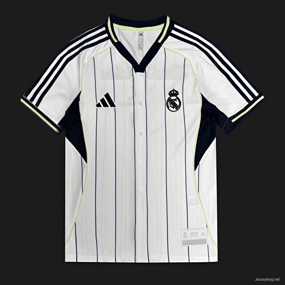 25/26 Real Madrid US Pack Baseball Jersey