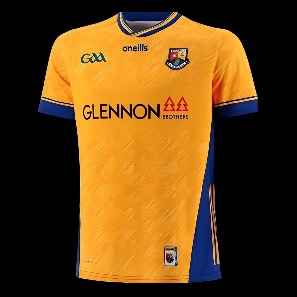 2026 Longford Gold with Blue Trim Jersey