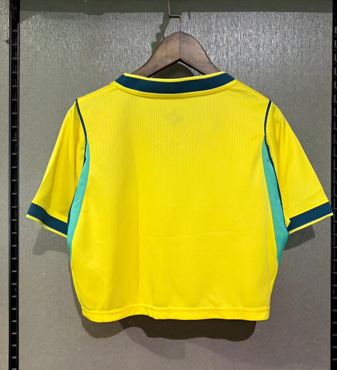 2026 Brazil Home Women Cropped Jersey