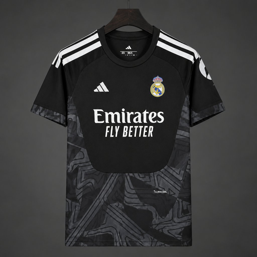 26/27 Real Madrid Goalkeeper Black Jersey