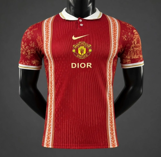 Player Version 26/27 Manchester United x Nike x Dior Parisian Heritage Concept Polo Jersey