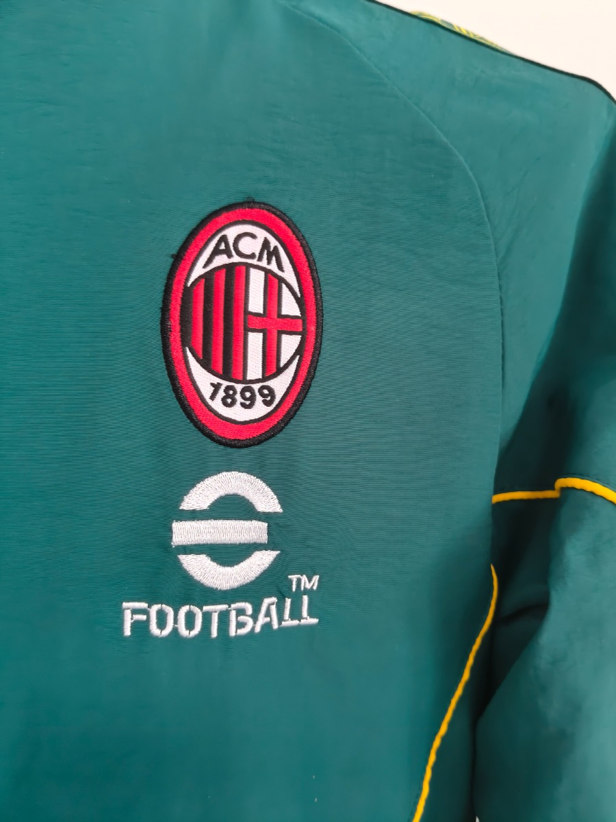 26/27 AC Milan Deep Green Full Zipper Windbreaker