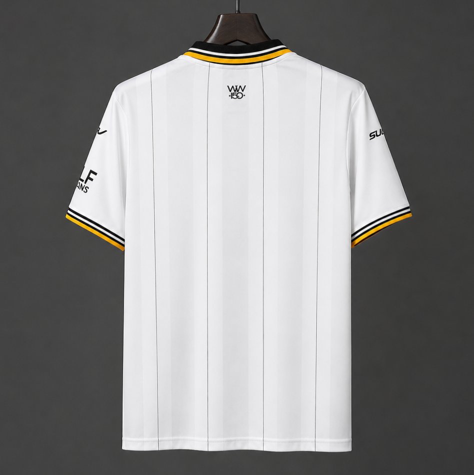 26/27 Wolvehampton Wandrers Away White Jersey