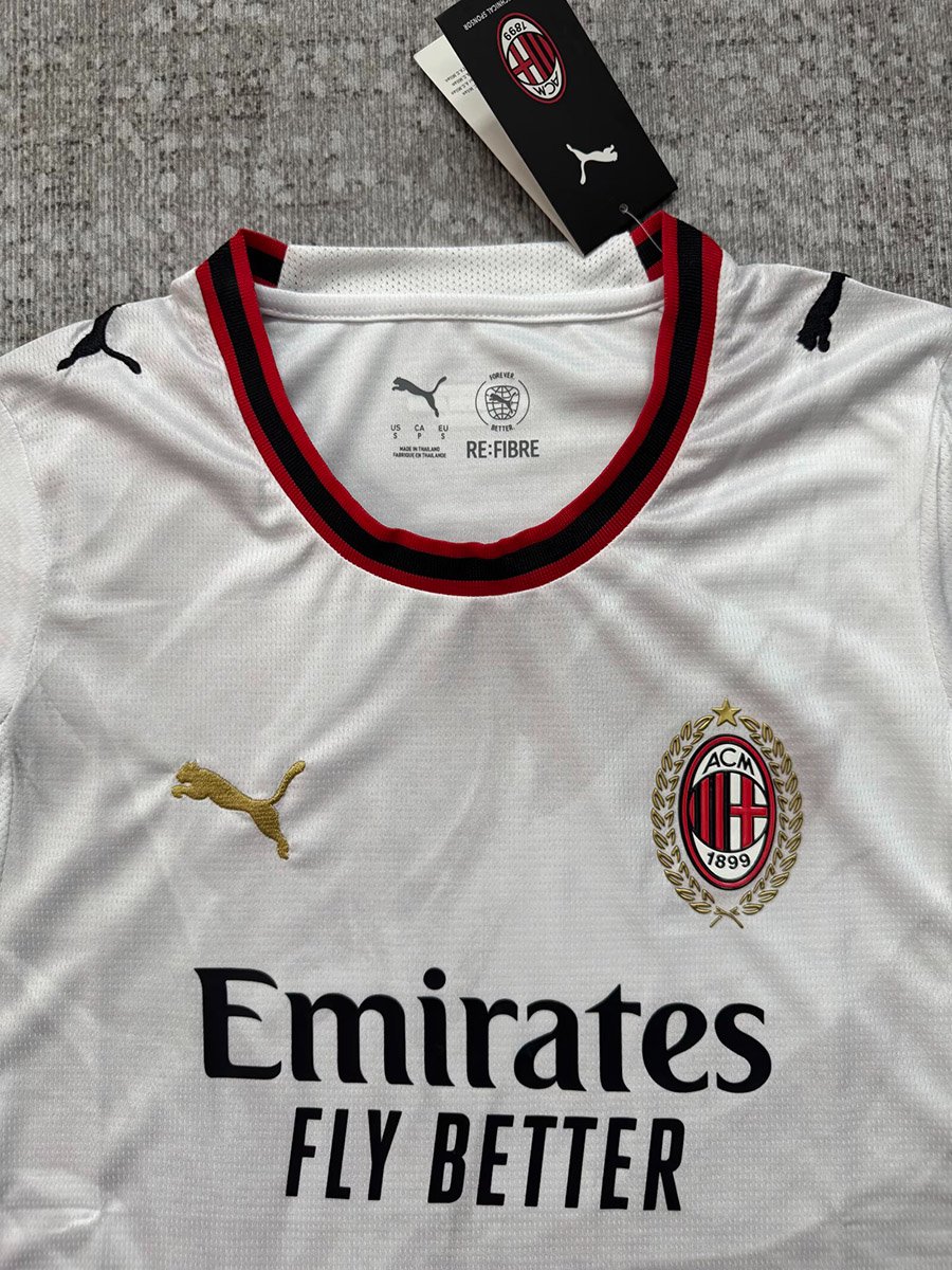 26/27 Women  AC Milan Away White Jersey