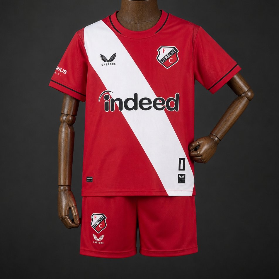 26/27 Kids Utrecht Home Red Jersey